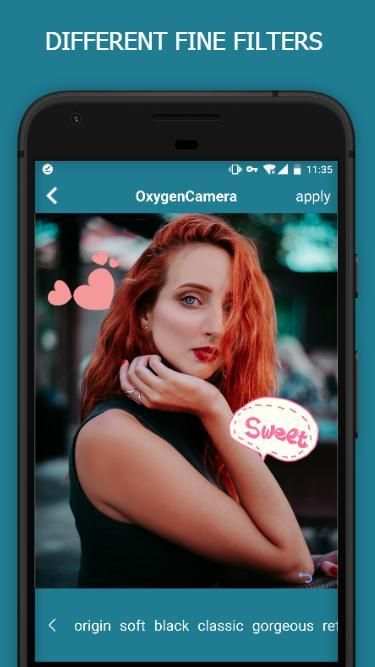 Oxygen Camera - Filter Sticker & Beauty Camera screenshot 2
