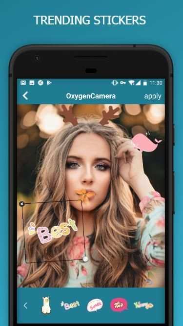 Oxygen Camera - Filter Sticker & Beauty Camera स्क्रीनशॉट 3