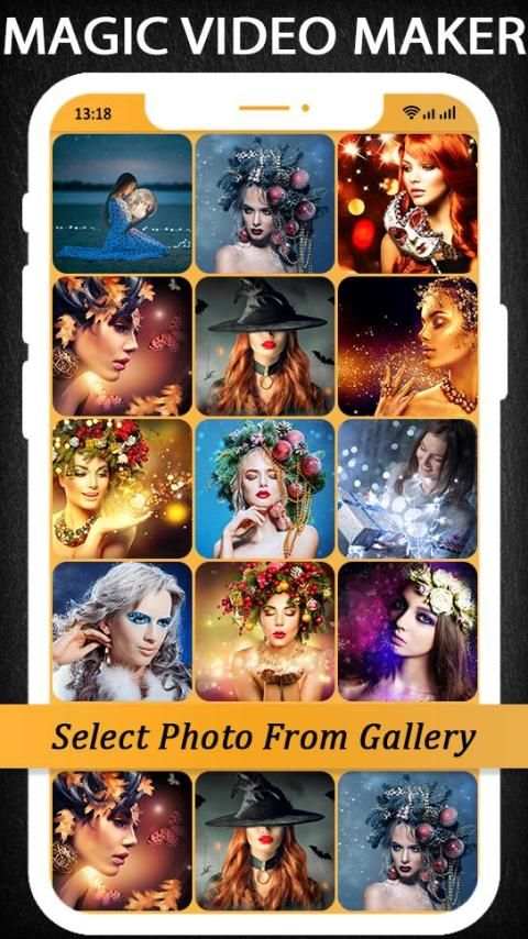 Magic Video Maker with Song - Photo Video Editor स्क्रीनशॉट 5