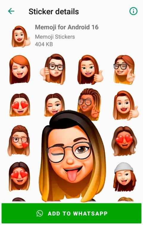 Stickers Memoji for Android WhatsApp WAStickerApps स्क्रीनशॉट 8