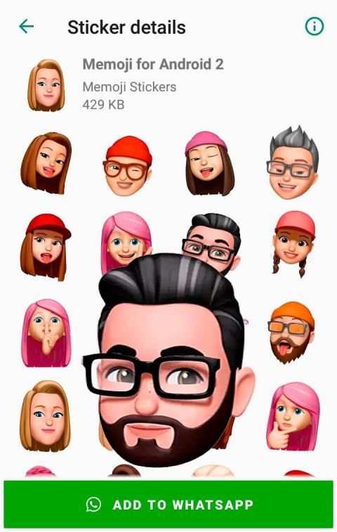 Stickers Memoji for Android WhatsApp WAStickerApps स्क्रीनशॉट 9
