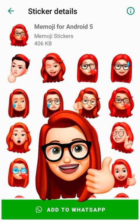 Stickers Memoji for Android WhatsApp WAStickerApps स्क्रीनशॉट 5