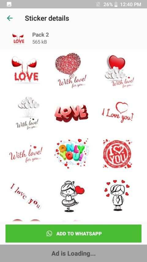 New WAStickerApps ❤️ Love Stickers 2020 स्क्रीनशॉट 7