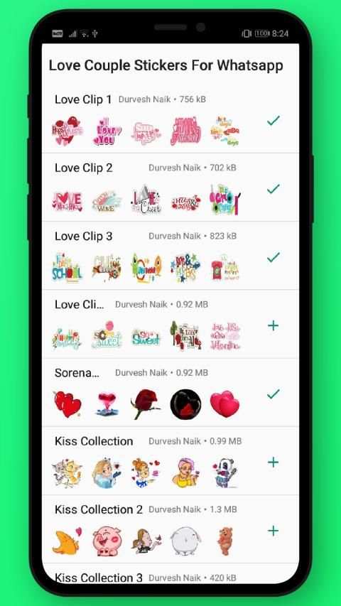 Love couple stickers for Whatsapp (WAStickerapps) screenshot 5