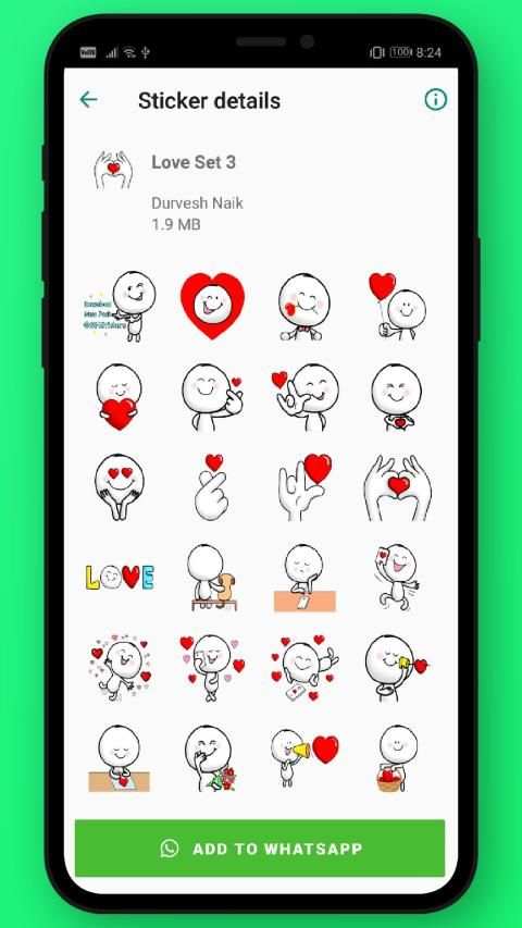 Love couple stickers for Whatsapp (WAStickerapps) screenshot 1