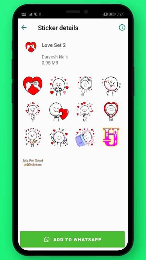 Love couple stickers for Whatsapp (WAStickerapps) screenshot 2