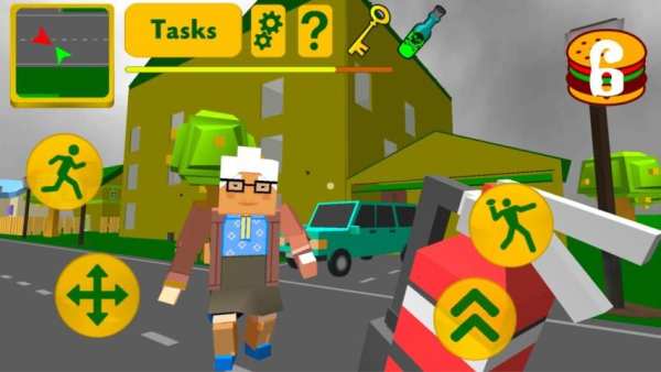 Craft Granny. Blocky Neighbor Escape 3D स्क्रीनशॉट 9