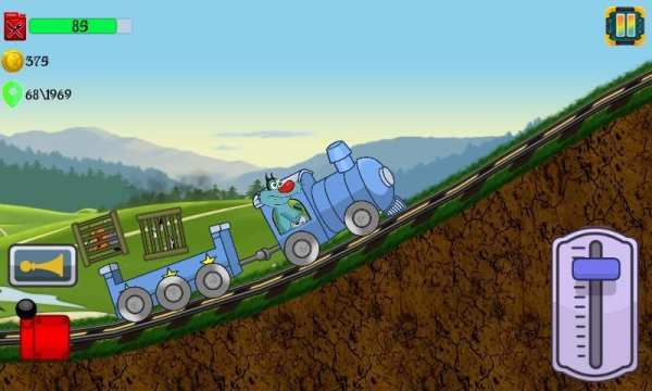 Little Oggy Rail Rush screenshot 7