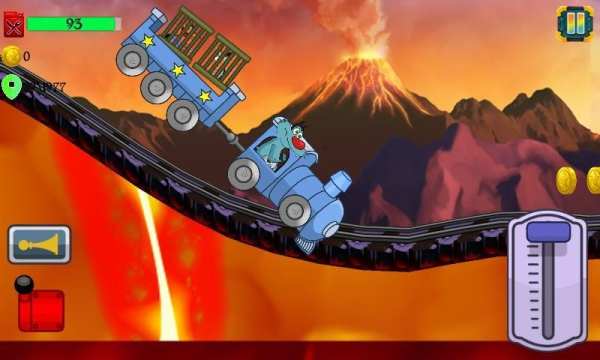 Little Oggy Rail Rush screenshot 5