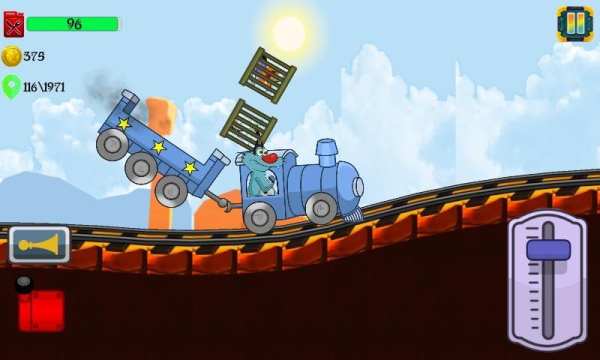 Little Oggy Rail Rush screenshot 6