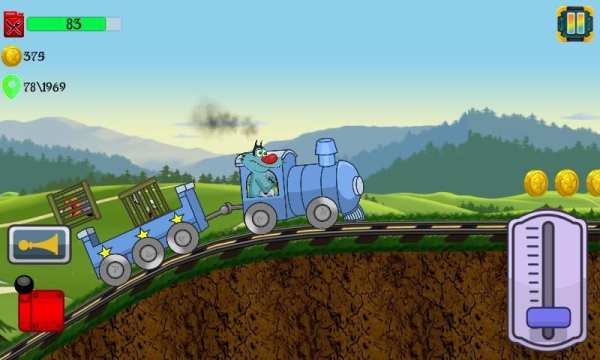 Little Oggy Rail Rush screenshot 4