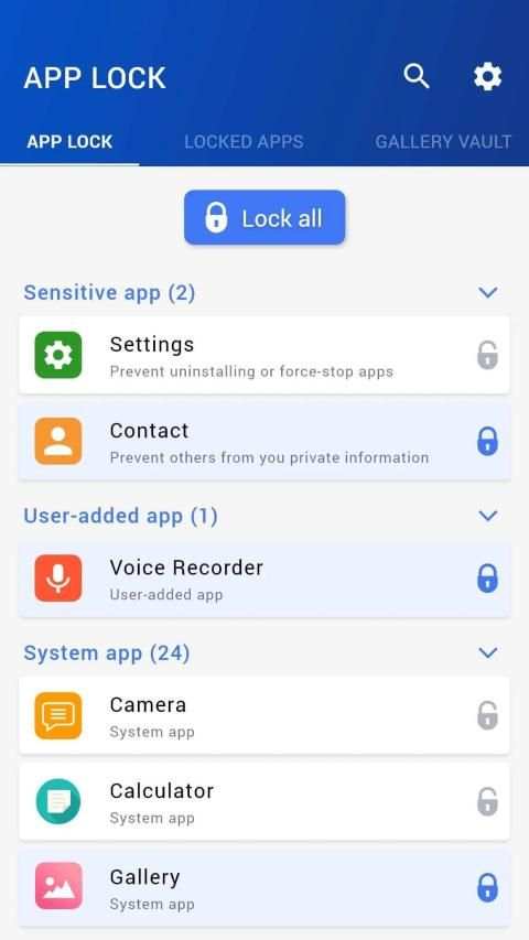 Mengunci Semua Aplikasi & Mengunci foto, video screenshot 17
