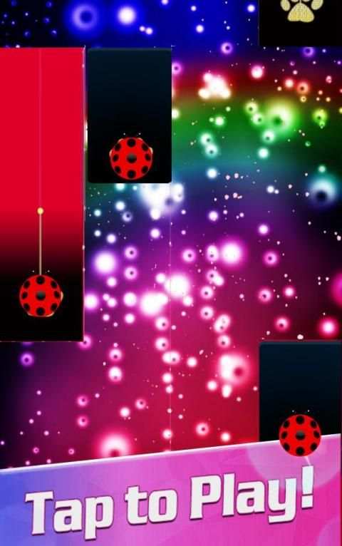 Piano Ladybug Noir screenshot 2
