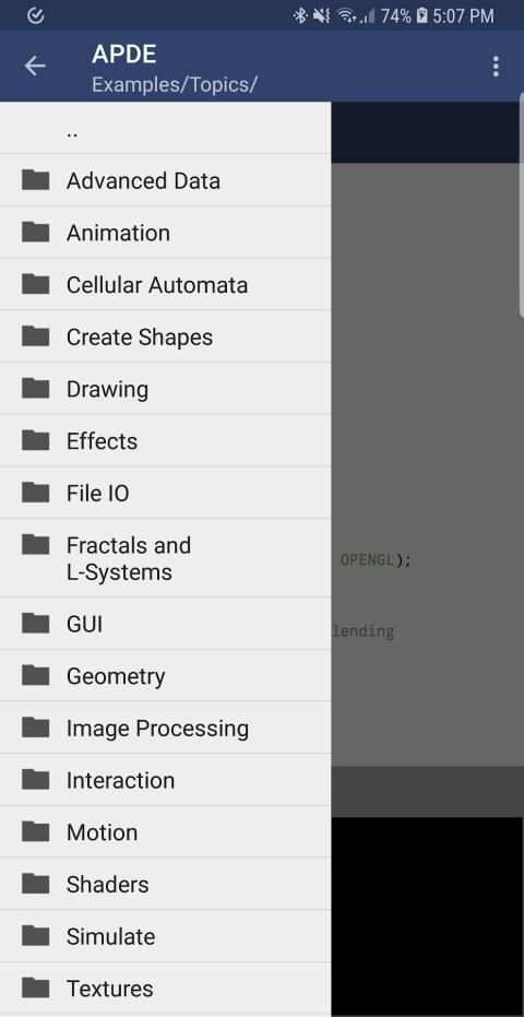 APDE - Android Processing IDE स्क्रीनशॉट 33