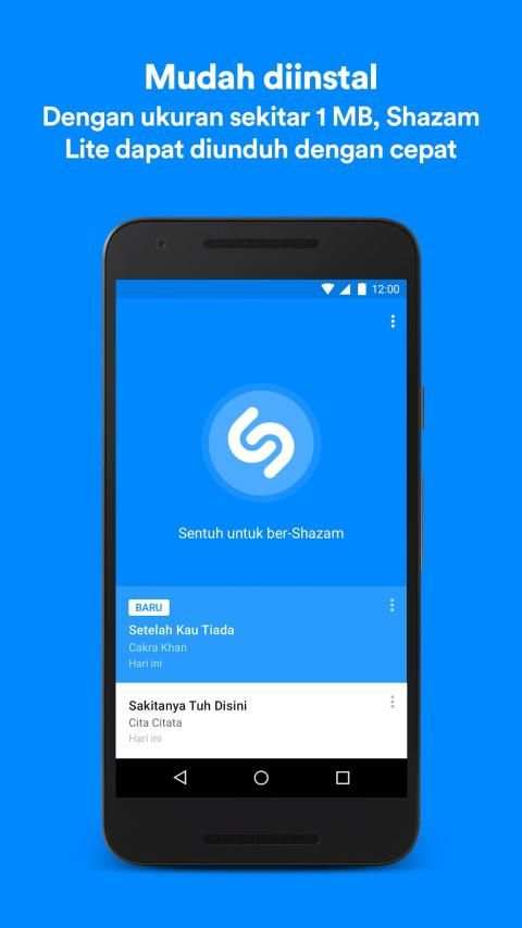 Shazam Lite - Temukan Musik screenshot 2