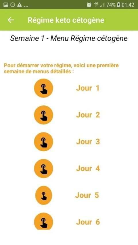 Régime Cétogène menu, maigrir et perdre du poids screenshot 5