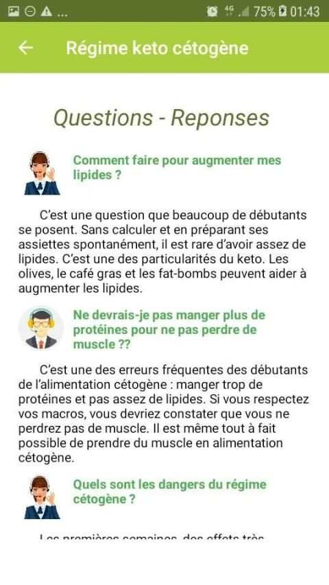 Régime Cétogène menu, maigrir et perdre du poids स्क्रीनशॉट 2