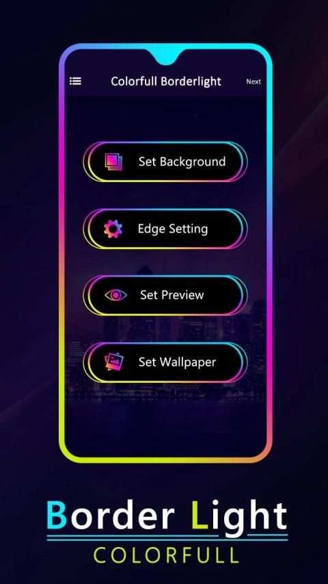 Border Light : Edge Live Wallpaper screenshot 4