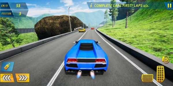 Super Car Traffic Racing स्क्रीनशॉट 1