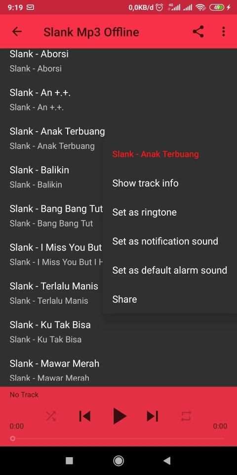 Lagu Slank Mp3 Offline screenshot 1