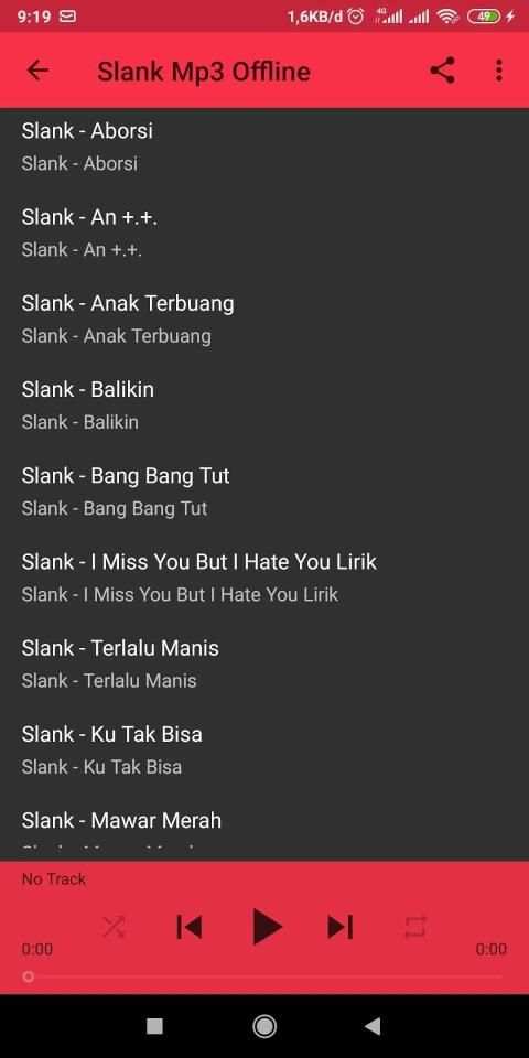 Lagu Slank Mp3 Offline screenshot 2