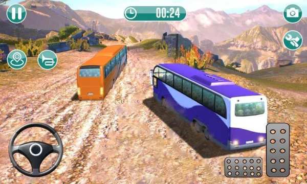 Bus Mountain Climb 3D - climbing games screenshot 3