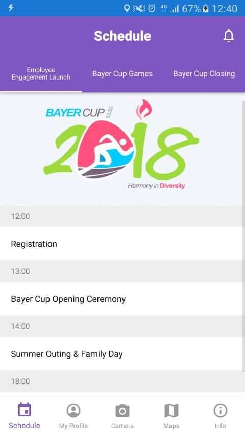 Bayer SCM Event स्क्रीनशॉट 1