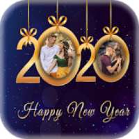 *2020 New Year Photo Frames Greeting Wishes⛺* on 9Apps