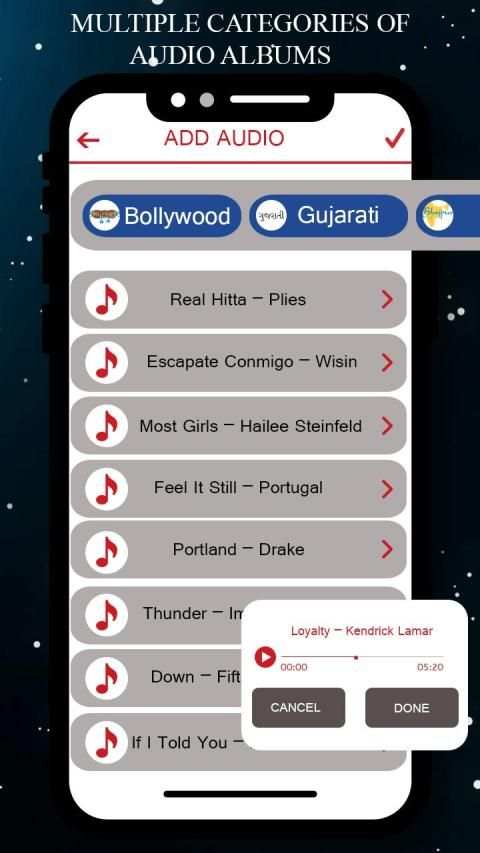 Lyrically Status Video Maker स्क्रीनशॉट 5
