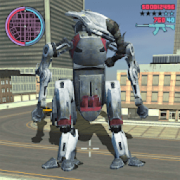 Robot Mamoth Giant robot fighting game आइकन