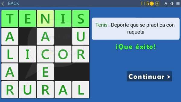 Crosswords - Spanish version (Crucigramas) screenshot 15