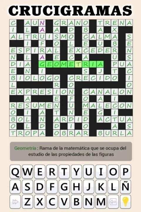 Crosswords - Spanish version (Crucigramas) screenshot 7