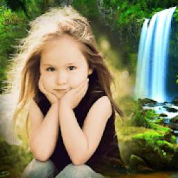 Waterfall Photo Frame: Waterfall Photo Editor