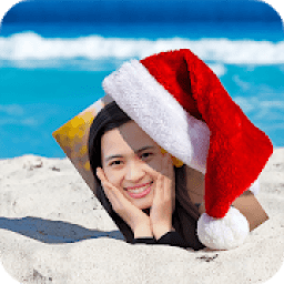 ikon Christmas Photo Frames : Santa Claus Hat