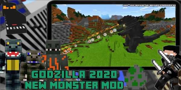 New Monsters - Godzilla King Mod For Craft Game screenshot 4