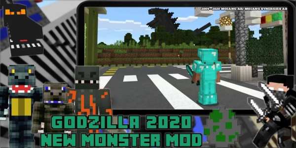 New Monsters - Godzilla King Mod For Craft Game screenshot 3