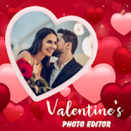 ikon Valentine Day Photo Frame Editor - Couple Photo