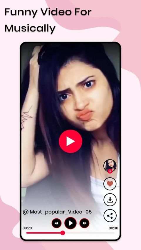 Funny Video For Musically स्क्रीनशॉट 8
