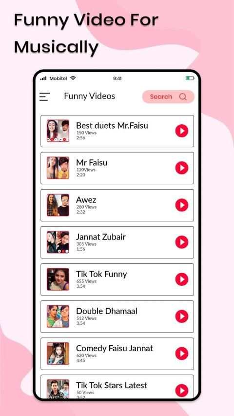 Funny Video For Musically स्क्रीनशॉट 7