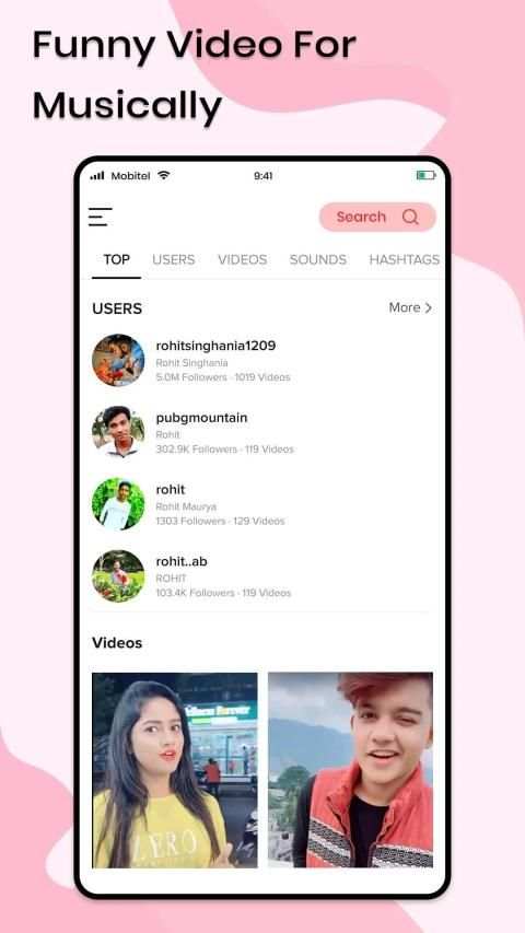 Funny Video For Musically स्क्रीनशॉट 2