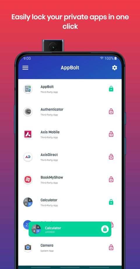 App Lock - Fingerprint, Pattern & Pin - AppBolt स्क्रीनशॉट 7