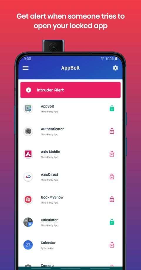 App Lock - Fingerprint, Pattern & Pin - AppBolt स्क्रीनशॉट 2