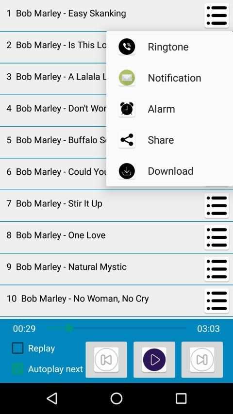 Bob Marley Songs - Offline All Music screenshot 1