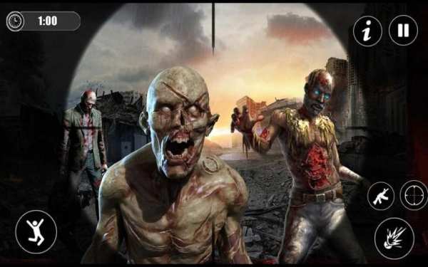 Dead Shooting Target - Zombie Shooting Games Free स्क्रीनशॉट 8