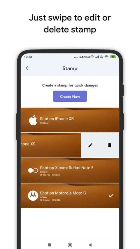 ShotOn - Photo Stamping app स्क्रीनशॉट 3