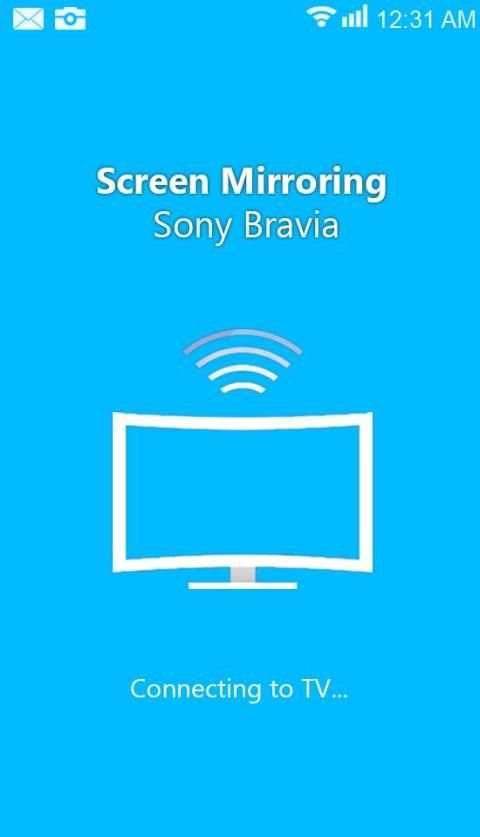 Screen Mirroring For Sony Bravia - Mobile TV screenshot 1