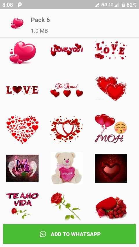 WAStickerApps Love ❤️ Love Sticker for WhatsApp स्क्रीनशॉट 4