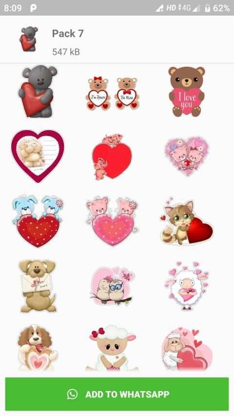 WAStickerApps Love ❤️ Love Sticker for WhatsApp स्क्रीनशॉट 3