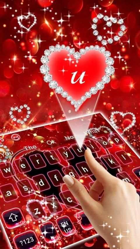 Valentine's Day Love Keyboard Theme screenshot 2