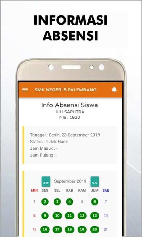 Mobile Informasi SMKN 5 Palembang screenshot 3
